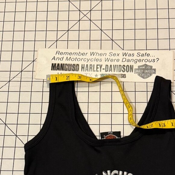 RARE 1991 HARLEY DAVIDSON TRIBAL DESIGN WOMEN TANK TOP SZ SM AND BUMPER STICKER - Picture 13 of 13